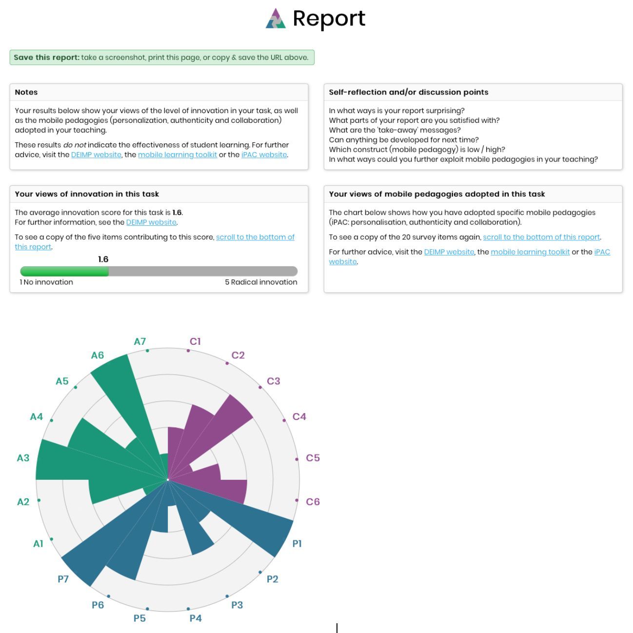 Mobile Digital Learning Evaluation for Teachers and Students: SPECIFIC TASK Surveys